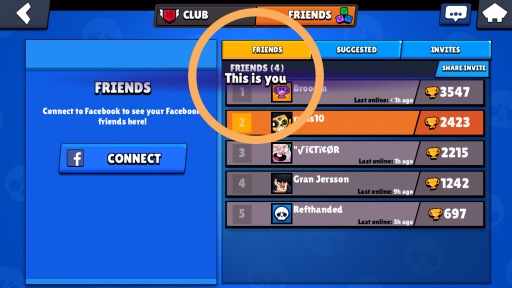 seeing profile page from friends list