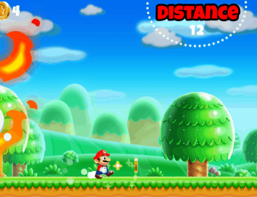 Super Mario run flash