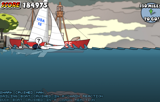 new york shark flash game