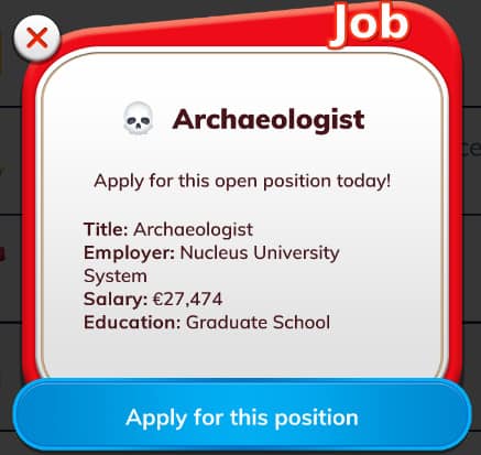 bit archaeologist job application