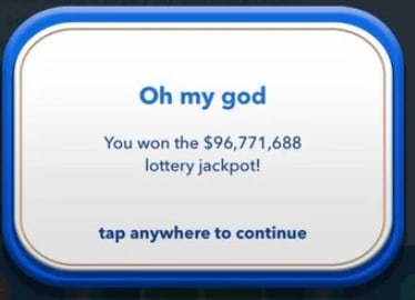 bitlife lottery winner