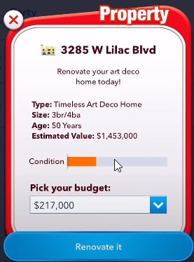 making money in bitlife - flipping properties