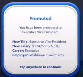 how to become ceo in bitlife - executive vice president